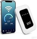 5G Mobile WiFi Portable Hotspot Router, Unlocked SIM Card Slot, Ultra-Fast Internet up to 300 Mbps, Pocket-Sized MiFi Modem for Travel & Remote Work, Connect Up to 10 Devices