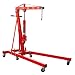Torin Big Red Steel Engine Hoist / Shop Crane with Foldable Frame, 2 Ton (4,000 lb) Capacity