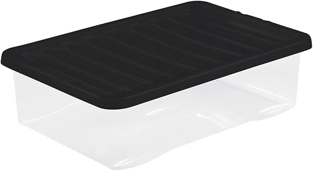 What More UK 32 Litre Crystal Storage Box and Lid Single Unit