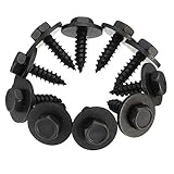 10 x Blechschrauben mit Unterlegscheiben