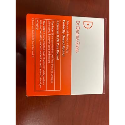 Dr Dennis Gross Advanced Retinol + Ferulic Perfectly Dosed Treatments (Universal 0.2٪)، 8 Pack
