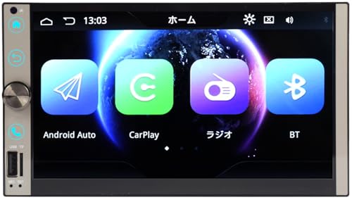 MAXWIN 2DIN fBXvCI[fBI nfW Android Auto CarPlay AhCh HDMI FirestickTVΉ I[fBI fBXvC tZO ZO TV WI fBAv[[ 2DIN006