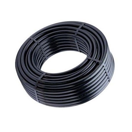 TUBERIA 25MM de Polietileno AGRICOLA. Presión máxima 10 BAR. Bobina de 100 METROS. Color negro. Tubería agrícola 25 mm 10bar de baja densidad utilizada para instalaciones de riego