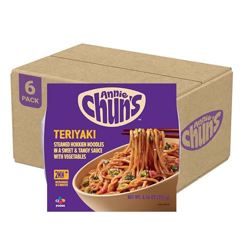 Annie Chun's Teriyaki Noodle Bowl, 8.16 oz (Pack of 6)