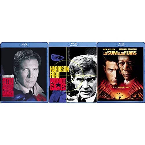 Jack Ryan 3 Movie Set: Clear And Present Danger / Patriot Games / Sum Of All Fears (3 Disc Blu Ray Set) Starring: Harrison Ford, Willem Dafoe, Anne Archer, Sean Bean (Director: Phillip Noyce)