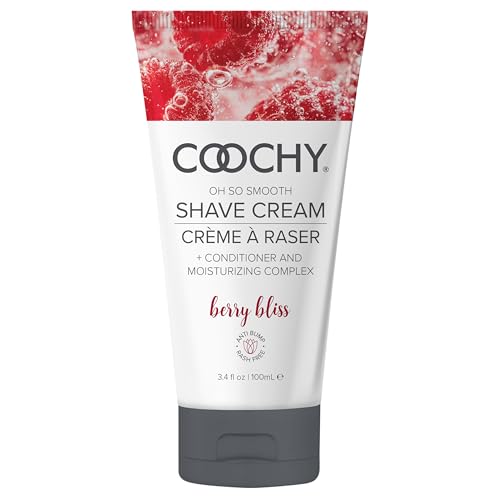 Coochy Shave Cream - Moisturizing Shave Lotion - Gentle Intimate Shaving Cream - For Bikini Area, Underarms, Legs & More - Rash-Free, Hydrating Formula - Berry Bliss - 3.4 oz