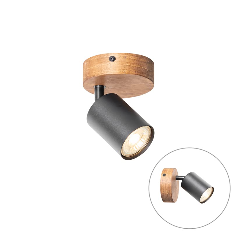 Qazqa Modern Spotlight Ceiling Brass Adjustable Jeana Modern Suitable For Led Gu10 1 Way Light Steel Surface Mounted Spotway Light Suitable For Kitchen I Bedroom I - View #10