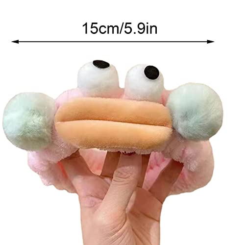 Tiara para Lavar o Rosto | Tiara de Spa engraçada para lavar o rosto | Boca de Salsicha Tiaras Femin