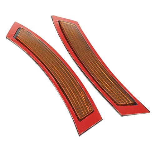 Image of 2pcs for E92 E93 3 Series 2DR 2007-2013, Amber Lens Front Side Marke Fender Bumper Reflector
