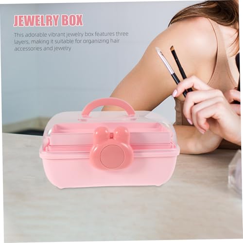 Caja para accesorios de pelo compartimentada con visibilidad 7