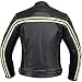 Australian Bikers Gear Retro Style 'The Bonnie' - Chaqueta de moto, Negro...