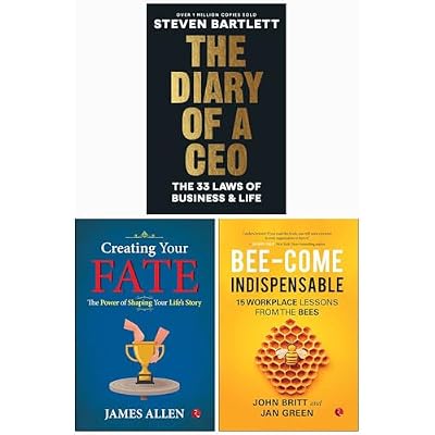 The Diary of a CEO, Creating Your Fate & Bee-come Indispensable 3 Books Collection Set