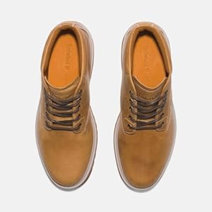 Timberland Men's Premium Waterproof Chukka Boots, Wheat Full Grain