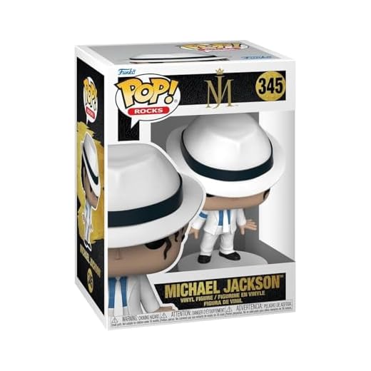 Funko Pop! Rocks: Michael Jackson - MJ - (lean) - Figura de Vinilo Coleccionable - Idea de Regalo- Mercancia Oficial - Juguetes para Niños y Adultos - Music Fans - Muñeco para Coleccionistas
