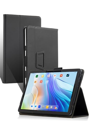 Protection Acer Iconia Tab P10 housse pliable noire pour le bureau et voyage