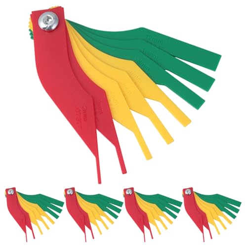Calibrador de Grosor de Pastillas de Freno 5 Pzas UKCOCO miniatura 1