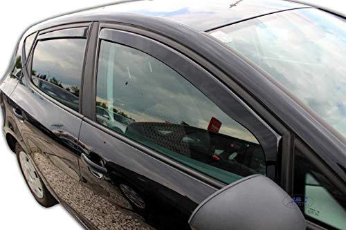 J&J AUTOMOTIVE Derivabrisas para Seat Ibiza 6J 5 puerta 2008-2017 4pcs