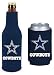 NFL Football Can & Bottle Holder Insulator Beverage Cooler (Dallas Cowboys Blue)