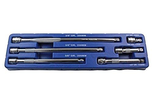 US PRO 6PC 3/8 DR Wobble Extension BAR Set 38-300mm B4029, Variety Pack