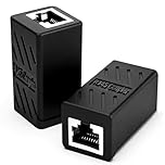Bitone RJ45 Coupler,Cat7 Cat6 Cat5e Cat5 Ethernet Connector Female to Female,10 Gbps RJ45 Inline Coupler,8P8C Network In-Line Coupler-2 Pack