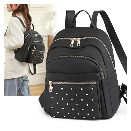 Cuir PU solide et finitions vintage pour le sac à dos classique femme SCRUBY
