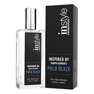 Instyle Fragrances | Inspired by Ralph Lauren’s Polo Black | Men’s Eau de Toilette | Vegan, Paraben Free, Phthalate Free | Never Tested on Animals | 3.4 Fluid Ounces(Pack of 1)