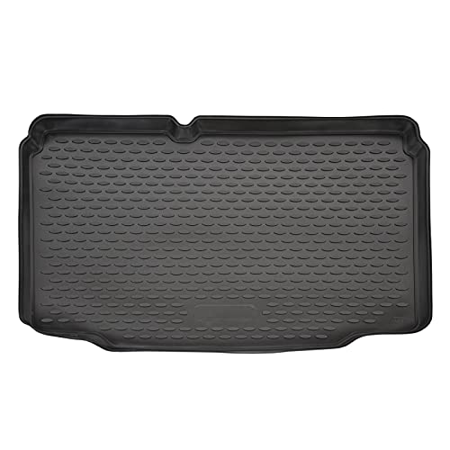 J&J AUTOMOTIVE | Tapis De Coffre Caoutchouc Premium Compatible avec Clio 5 Depuis 2019, Parte Inferiore Del Tronco, Bord Haut, Antidérapant, Inodore, Étage inférieur