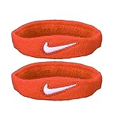 Nike Dri Fit Bands Paar, 9.307.000.801, orange/weiß, Einheitsgröße