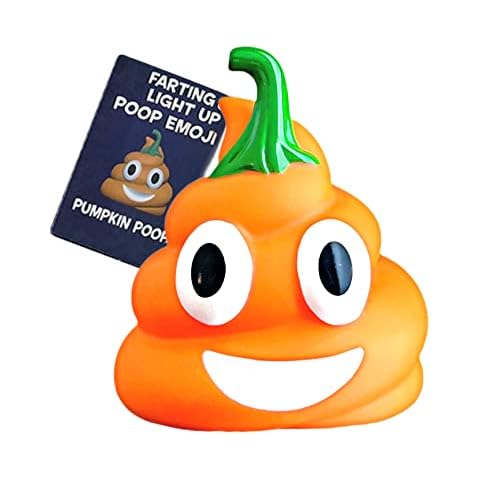 Kamhi World Pumpkin Light Up Toy - Halloween Toys for Kids, Squeeze for 7 Funny Sounds, Funniest Halloween Toys for Toddlers, Boys, Girls & Teens, Halloween Gag Gifts, Cute Pumpkin Toy for Kids Cover