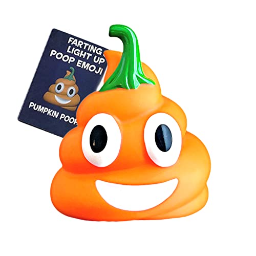 Kamhi World Pumpkin Light Up Toy - Halloween Toys for Kids, Squeeze for 7 Funny Sounds, Funniest Halloween Toys for Toddlers, Boys, Girls & Teens, Halloween Gag Gifts, Cute Pumpkin Toy for Kids