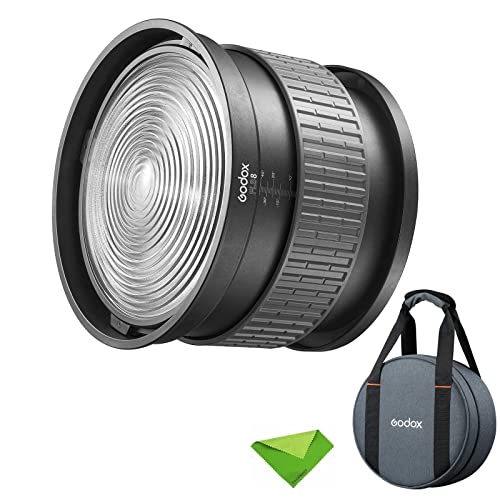 Godox FLS8 �t���l�������Y �{�[�G���Y�}�E���g�Ή� Godox SL60W/SL150II/SZ150R/SL200II | Aputure LED���C�g�A���̑��{�[�G���Y�}�E���g�̗p�̒������C�g�p�i�r�[���p�����\�F10°�`40°�j