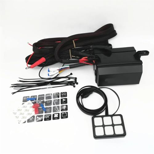 Interrupteur tactile étanche et boîte de commande à 6 circuits pour gestion auto