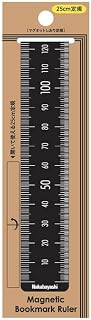 ナカバヤシ マグネットしおり定規 ２５ｃｍ ブラック DBR-LD