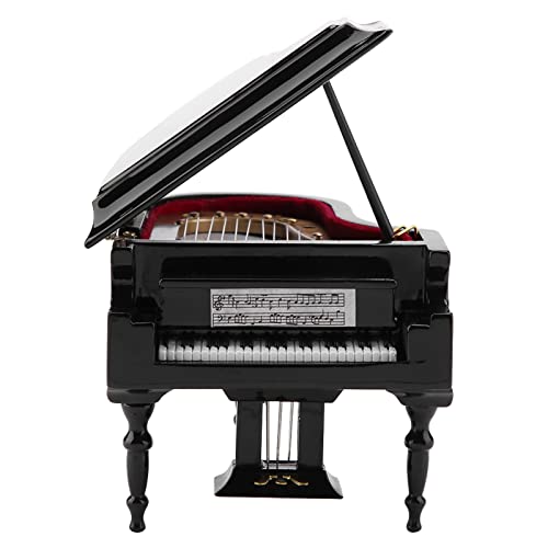 Mini piano en bois pour décoration de bureau et table de salon