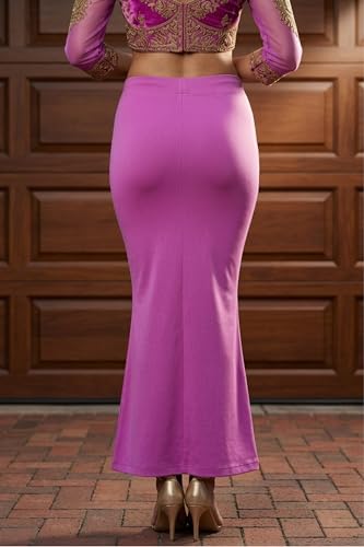 Image of Women's Saree Shapewear - Slim Fit Stretchable Petticoat for Sarees | Comfortable Waistband | Body Shaping Underskirt