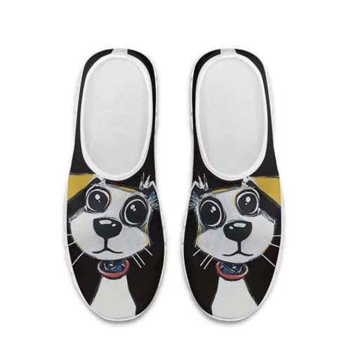 Image of Jeiento Cute Dog Women's Casual Slip On Shoes Loafers Sneakers for Women