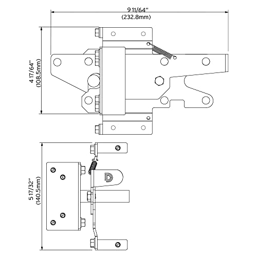 D&D Technologies Ddsl2 Stainless Steel Gate Latch. Fits Posts 4” Deep Or Greater And Gates 2” Deep Or Greater. #TOP2