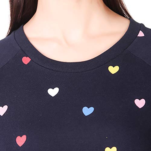 Image of Stories.Label Women Sweatshirt Full Sleeve | 100% Cotton Printed Winter Wear for Women | Casual Round Ribbed Neck Pullover Graphic Sweatshirt Tops | Regular & Plus Size (S-5XL)