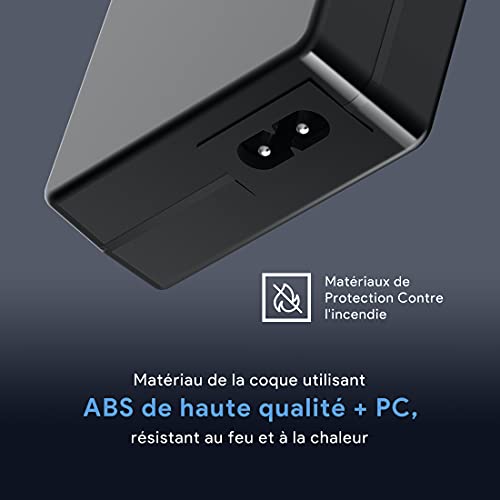 Alimentation KFD 65W puissance stable 19V pour Intel NUC Kit - 6