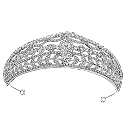 Tiaras nupciales de hojas con pedrería fina y coronas exclusivas para novias