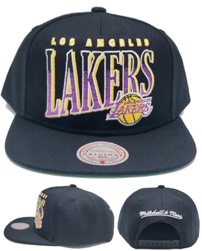 Casquette Mitchell & Ness NBA Lakers noire pour vos sorties urbaines quotidiennes