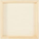 6 Pack 10x10 Wood Panels for Painting, Unfinished Wood Canvas Boards, 0.83" Deep Cradle Artist Wall Canvases for Crafts