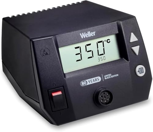 Bild 2 - Weller WE 1010 (T0053298393) 70W/230V Digitale Lötstation, Limitierte Schwarze Edition zum 80. Jubiläum inkl. Geschenk-Lötspitze