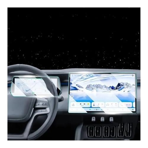 Protection d'écran BYD Song L 2023-2024 en verre trempé pour tableau de bord et GPS de voiture