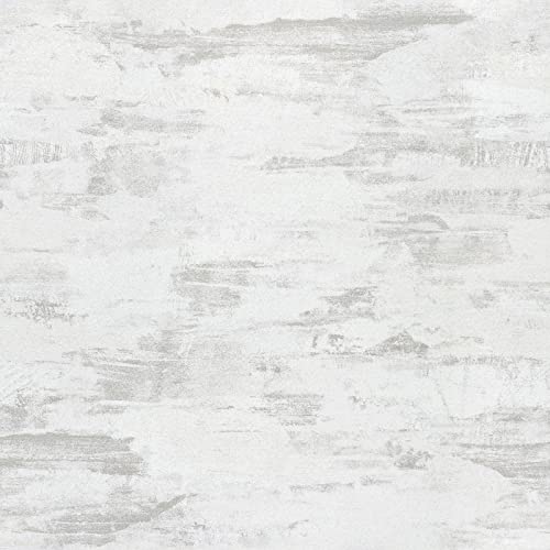 Wallericty Thick Textured White Wood Contact Paper 15.7" X 78.7" Peel And Stick Countertops Contact Paper Gray Matt Cement Wallpaper Peel And Stick Waterproof Vinyl Wrap Wall Paper For Kitchen Cabinet #TOP5