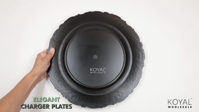 Platos Cargadores Dorados Barrocos 13" Set x4 miniatura 7