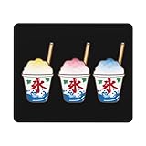 マウスパッド 3種類のかき氷 ゲーミングマウスパッド 便利 おしゃれ 小型 滑り止めゴム底 デスクマット 仕事 オフィス 贈り物