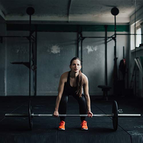 Goplus 7 Feet Olympic Bar, 700/1000LBS Weight Bar Solid 2