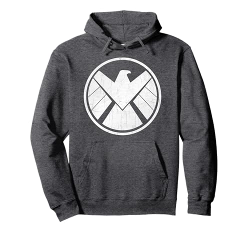 Marvel Agents of S.H.I.E.L.D. Distressed Logo Vintage Hoodie Pullover Hoodie