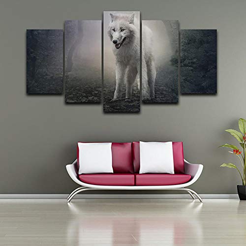 Impresiones sobre lienzo de animales en formato modular de salón 6